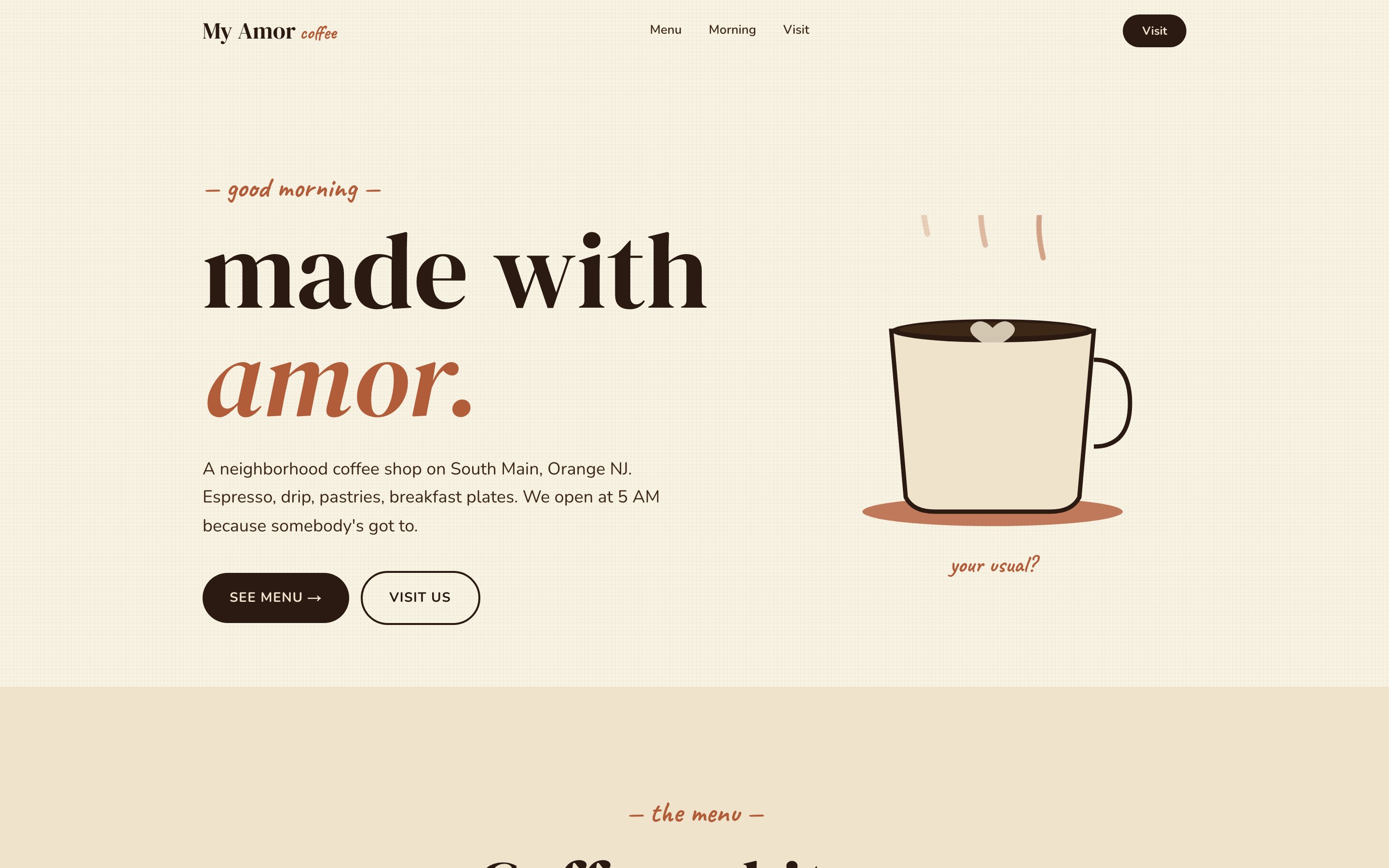 My Amor Coffee Shop